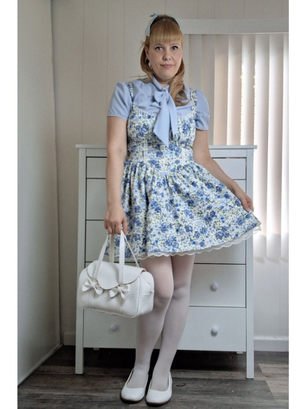 Liz Lisa style blue sundress size M